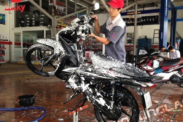 Bộ thiết bị rửa xe máy – Bộ đồ rửa xe máy chuyên nghiệp
