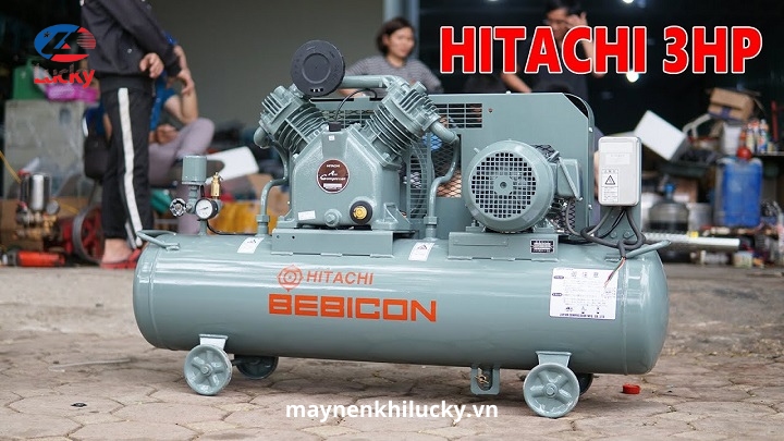 May Nen Khi Hitachi 3hp Compressed