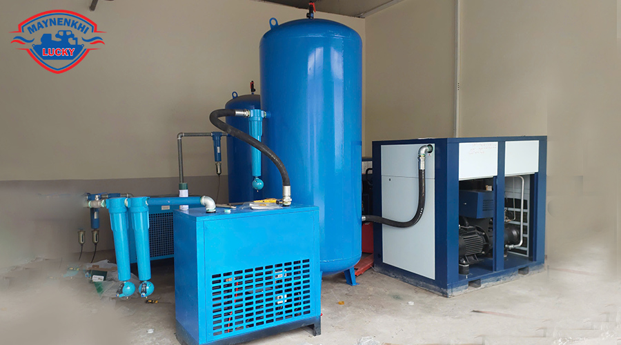 he-thong-khi-nen-75kw-bien-tan